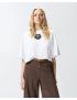 T-SHIRT CROPPED 106814 C/
