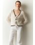 CARDIGAN 215004 MALHA CRO