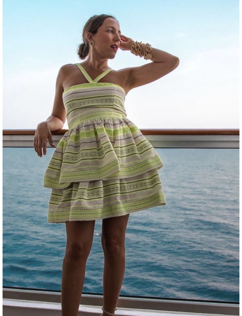 VESTIDO JIJIL AB402 CREAM