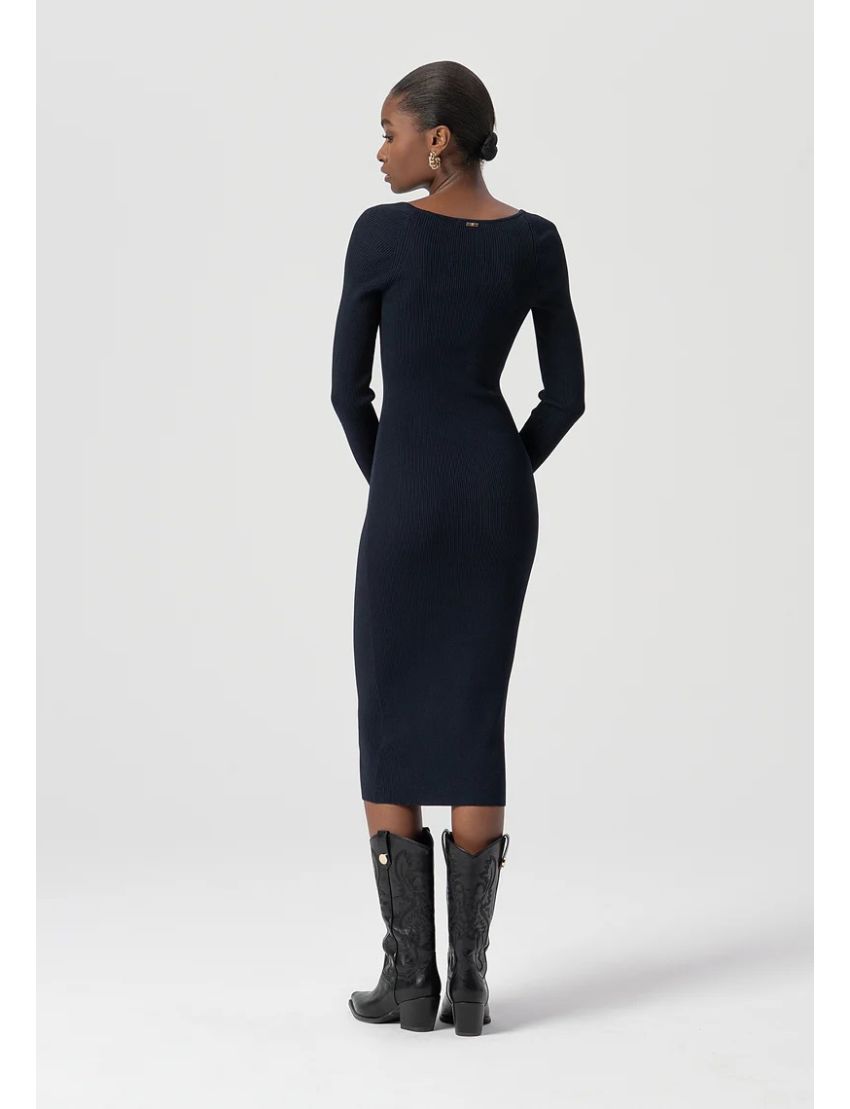 VESTIDO MIDI WD5005 MALHA