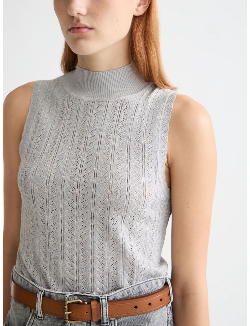 TOP U9A00945T MALHA PERFU