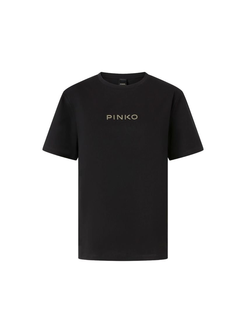 T-SHIRT 105526 PRETA LOGO