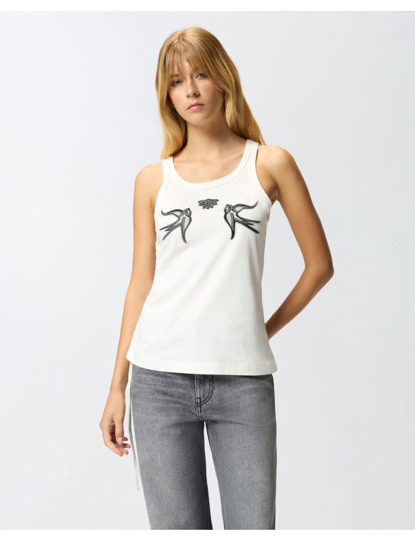 TANK TOP 105557 BORDADO A