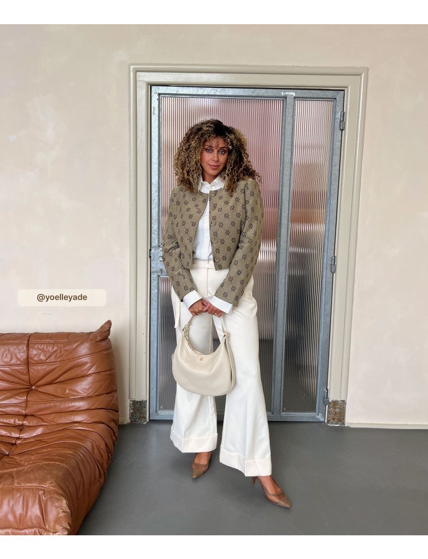 BLAZER CROP REMI PRINT LO