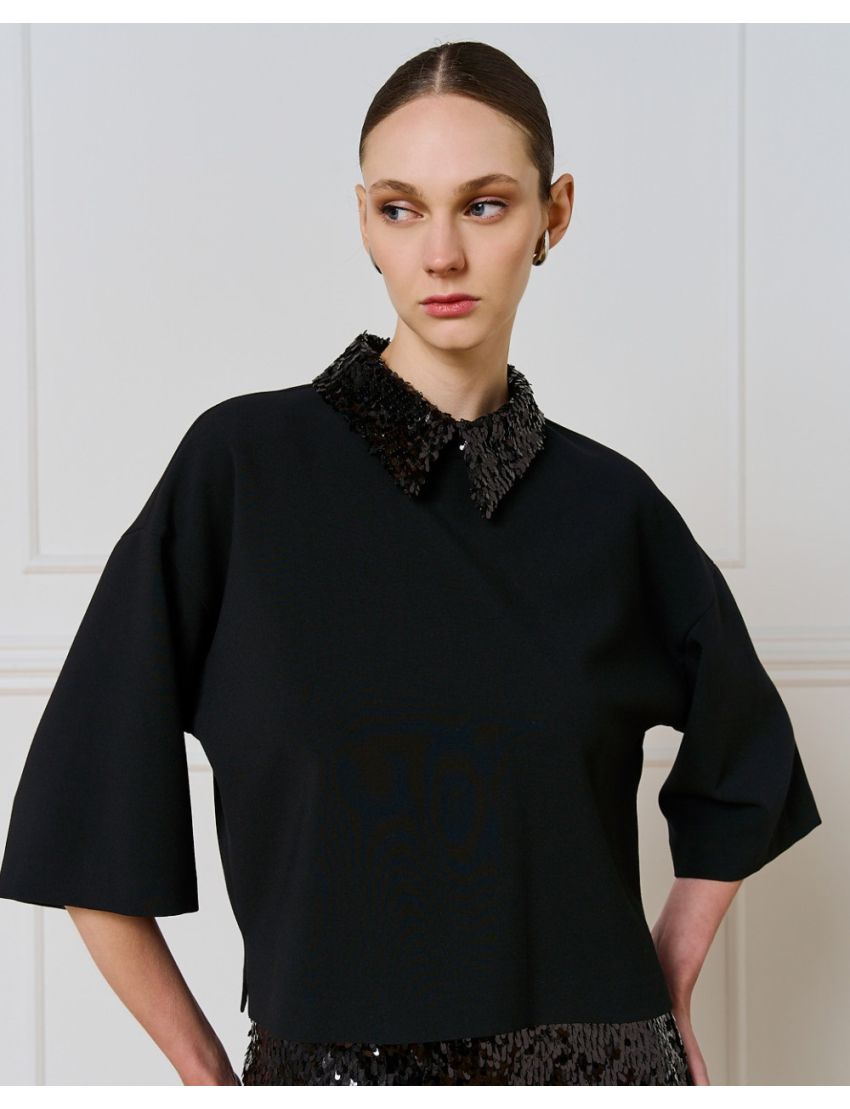 BLUSA 54-2015 GOLA PAETES