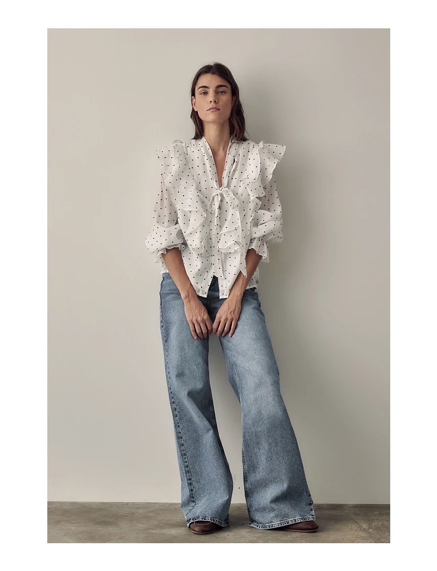 CAMISA 216002 POLKA DOTS 