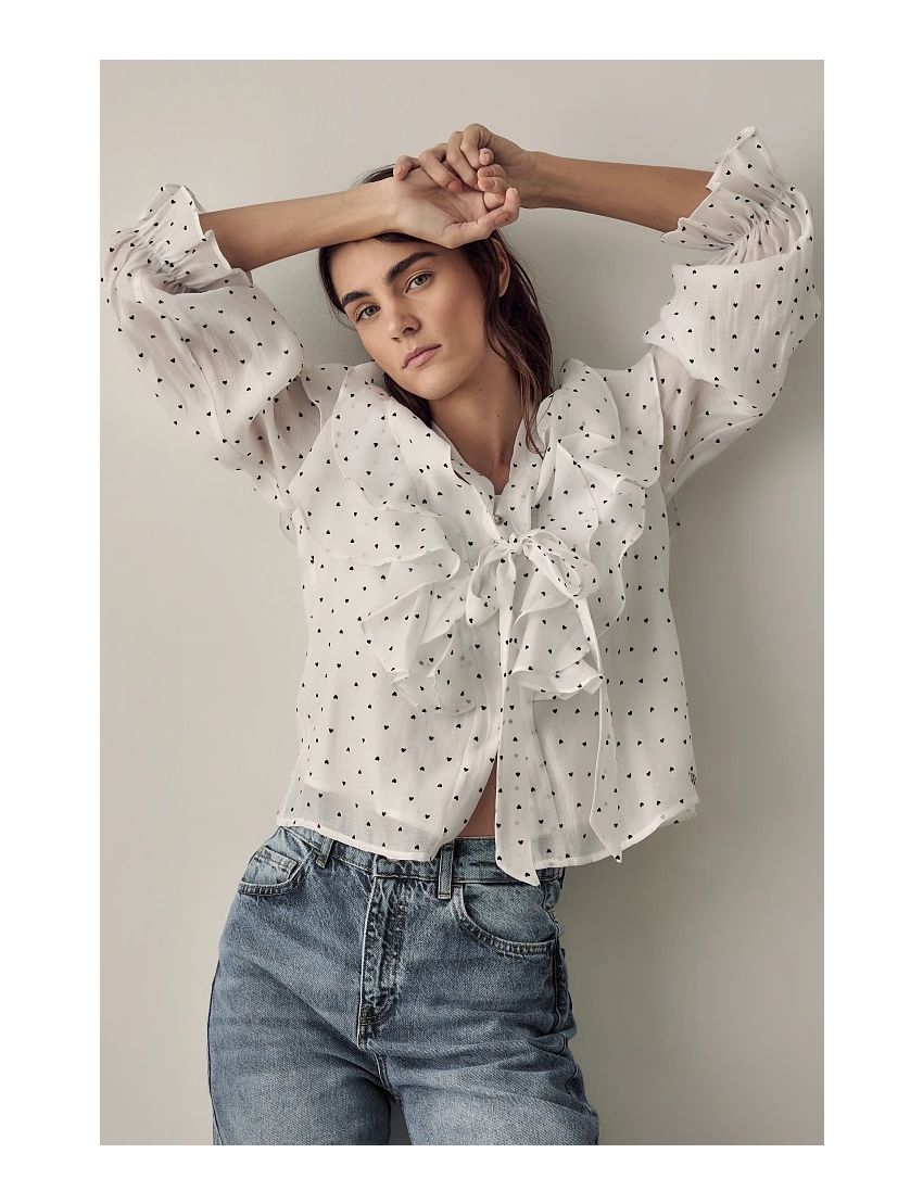 CAMISA 216002 POLKA DOTS 