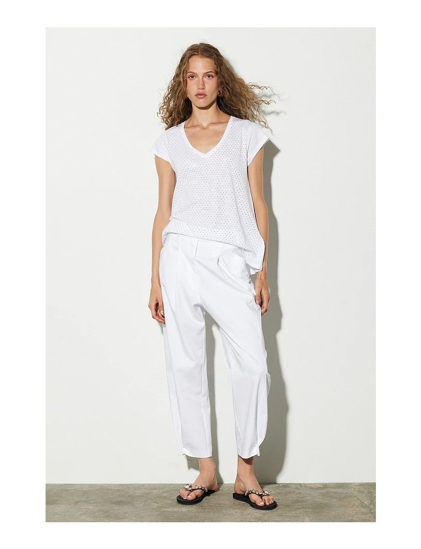 T-SHIRT 210024 C/ STRASS 