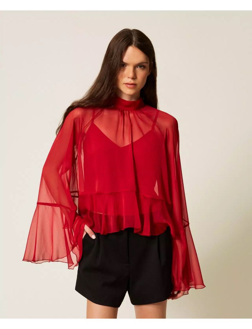 BLUSA CROP AT2213 VOIL C/