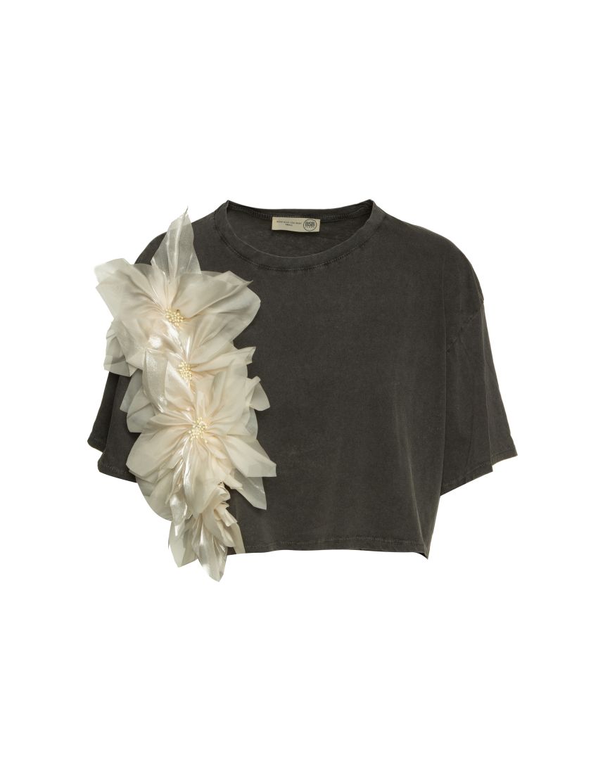 T-SHIRT CROP 210045 C/ AP