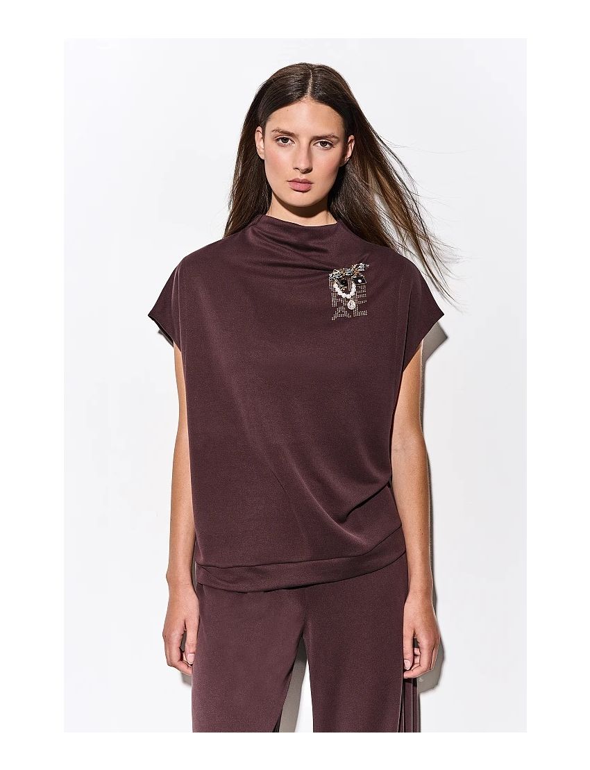 BLUSA 210001 C/ ALFINETE 