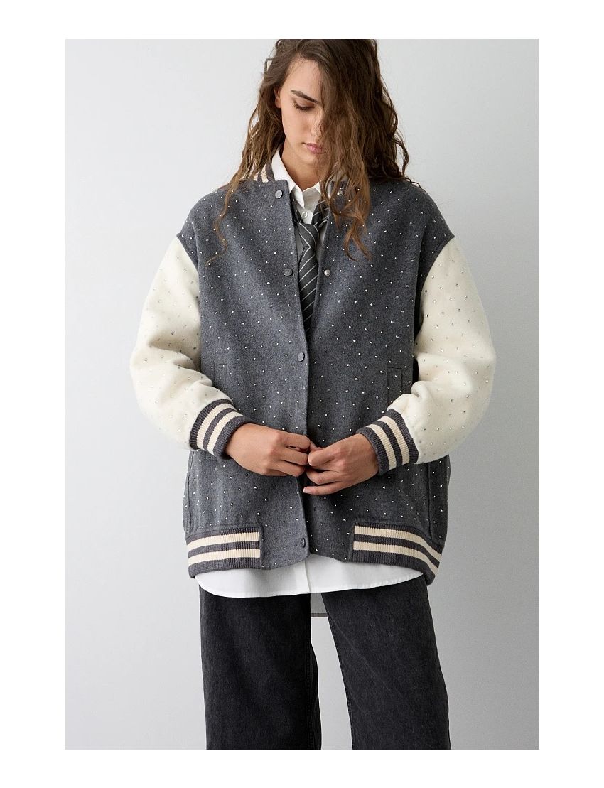 BOMBER 217008  COM STRASS