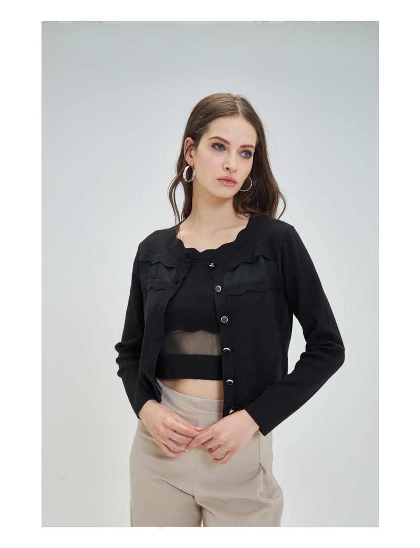 CARDIGAN CURTO 14203027 M