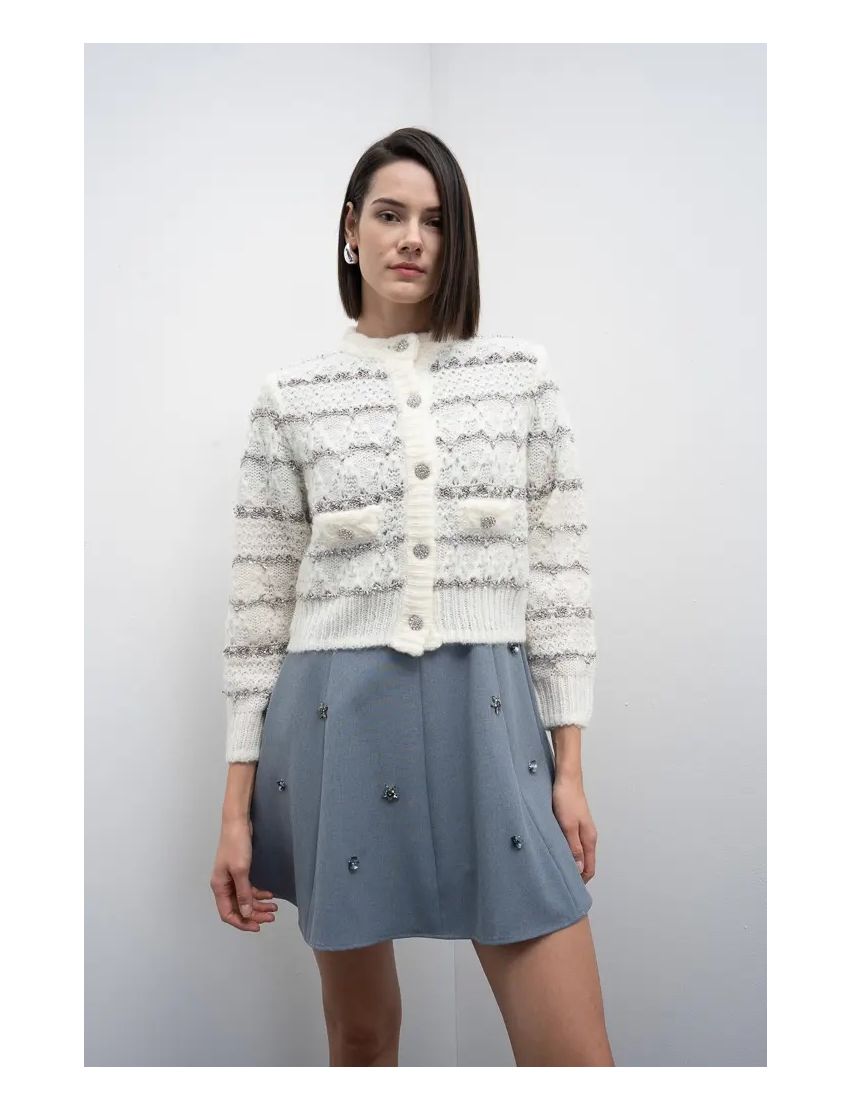 CARDIGAN CURTO 14203007 M