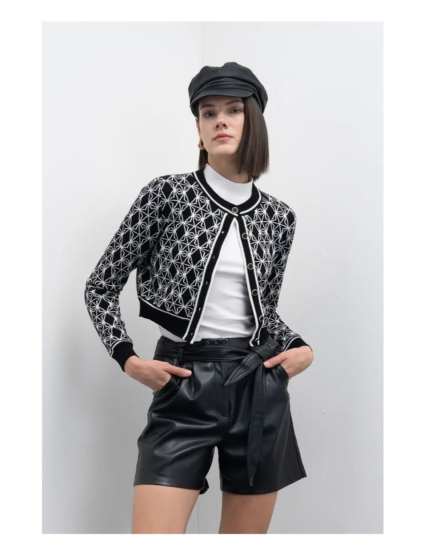 CARDIGAN CROP 14203053 MA