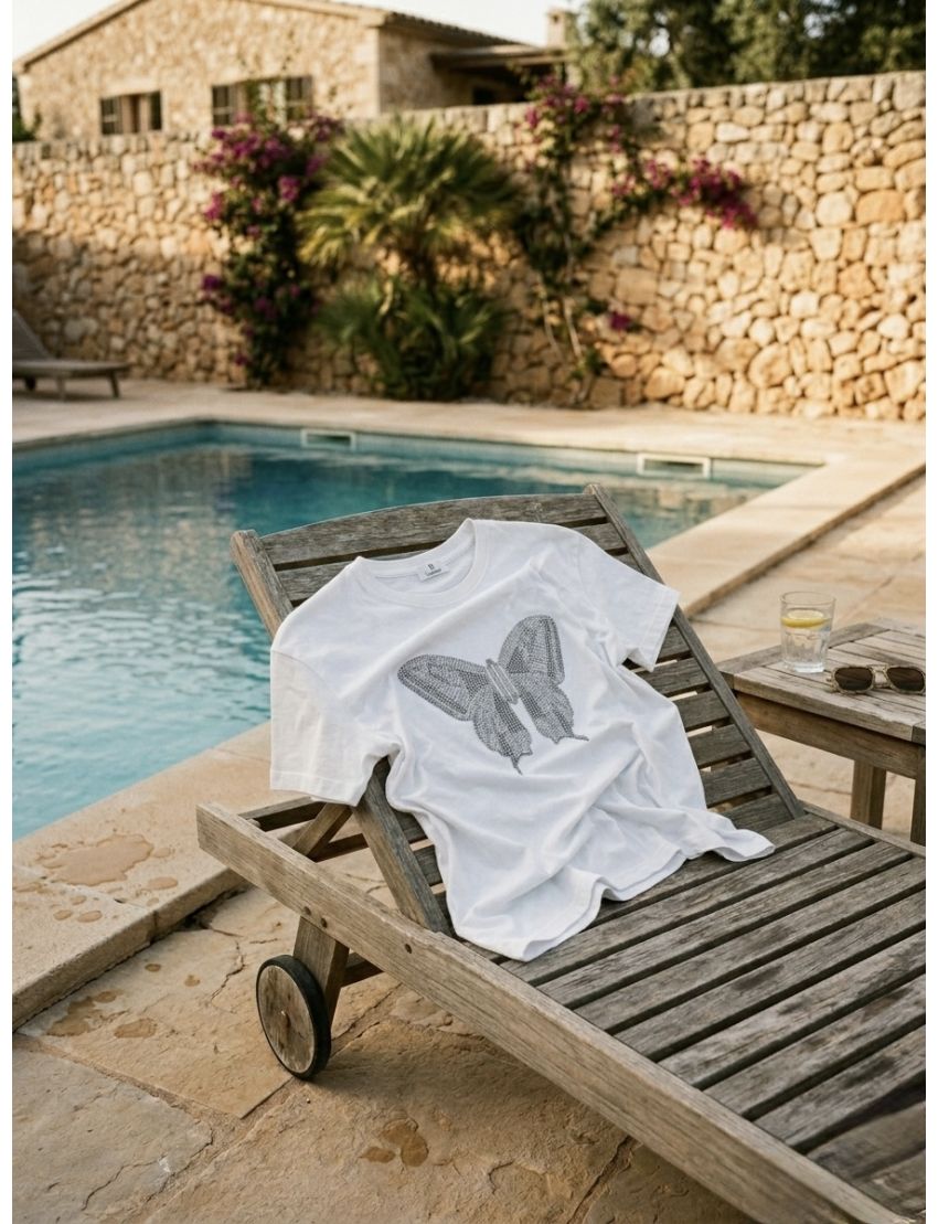 T-SHIRT CURTA ST3046 C/ B