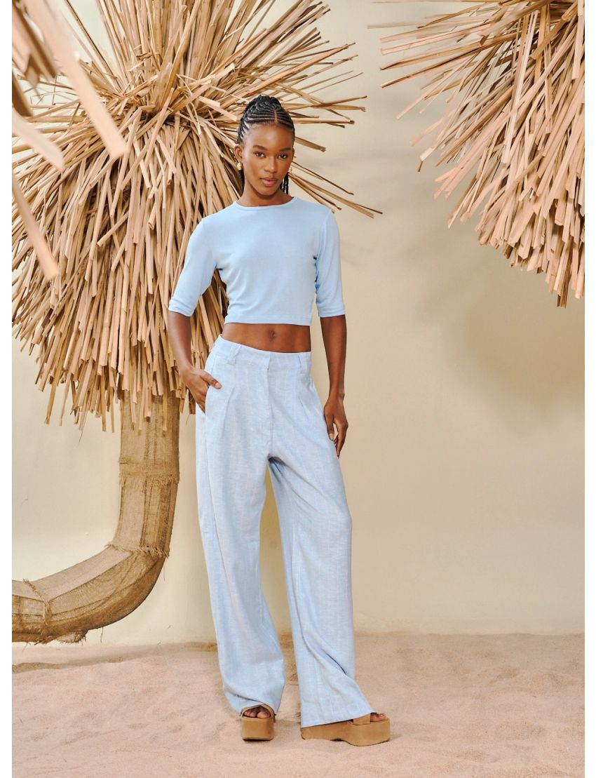 CALÇAS 22202215 LINHO RIS