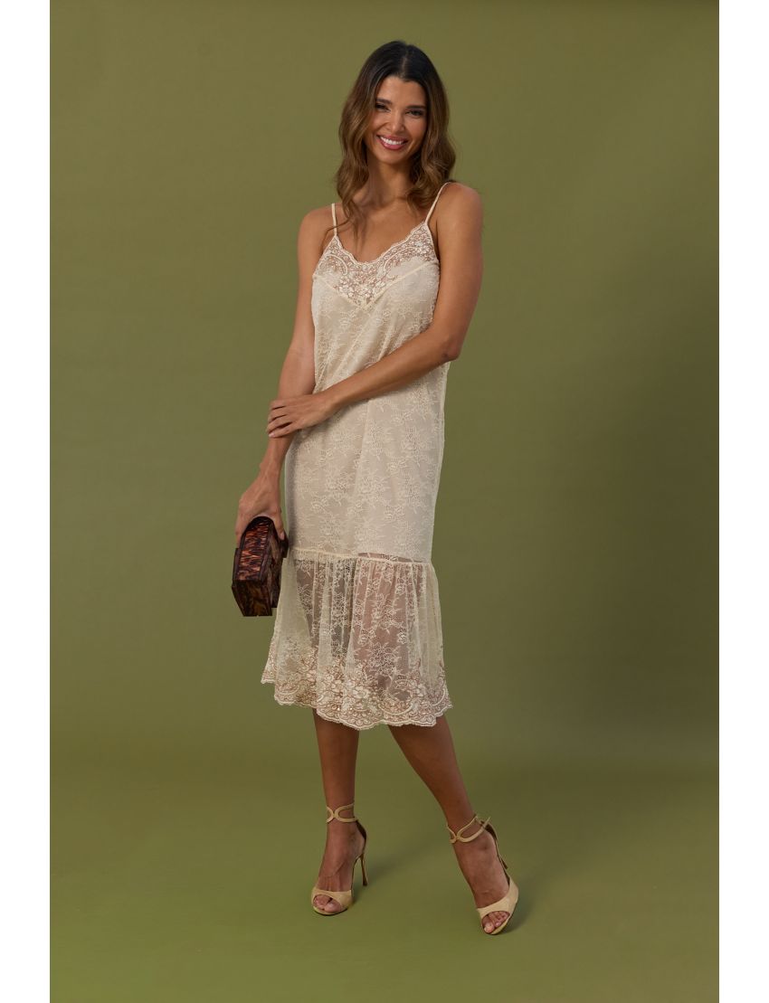 VESTIDO SLIP 6070 RENDA C