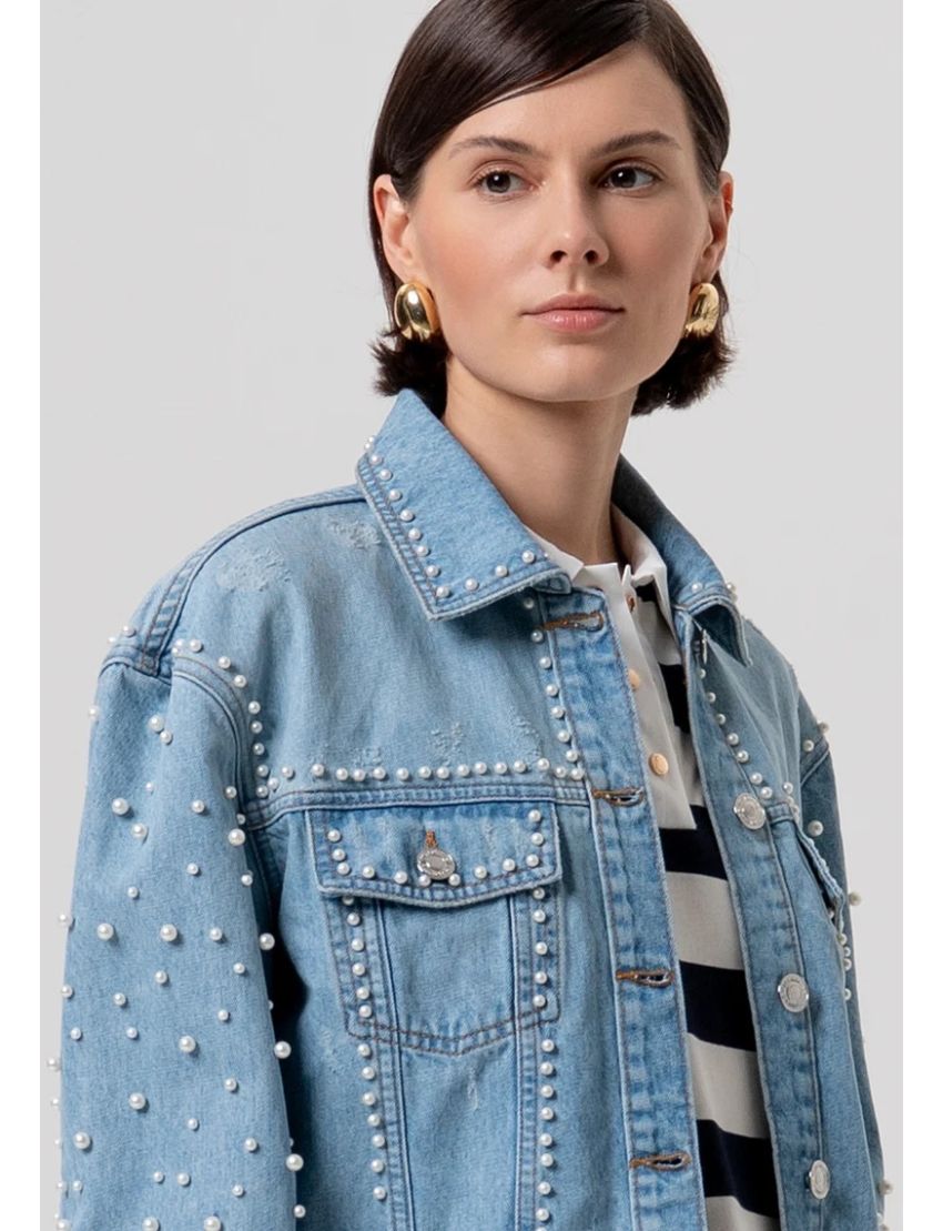 CASACO DENIM SJ4004 PÉROL