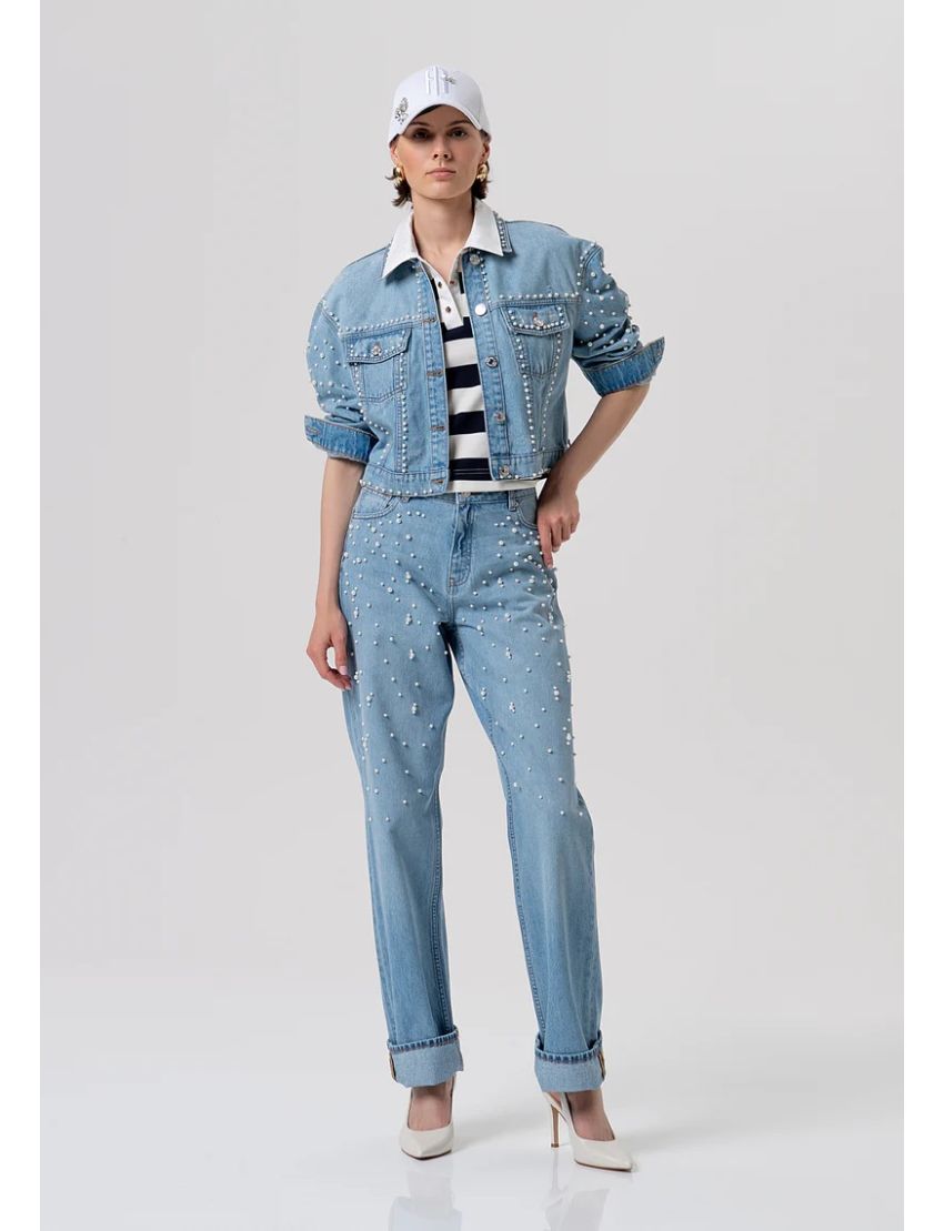 CASACO DENIM SJ4004 PÉROL