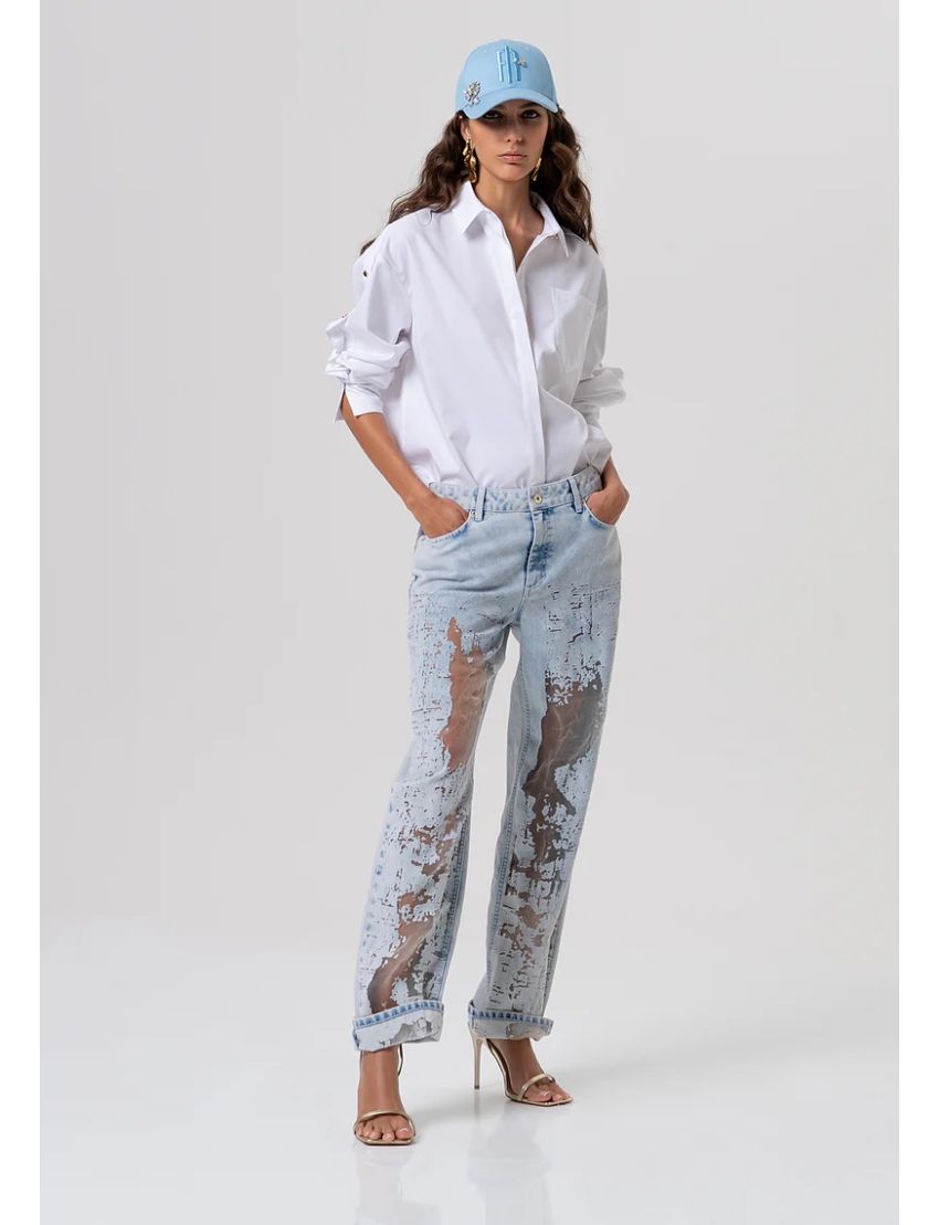 CAMISA OVER ST6005 POPLIN