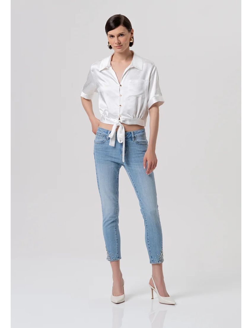 CAMISA CROP ST6036 ACETIN