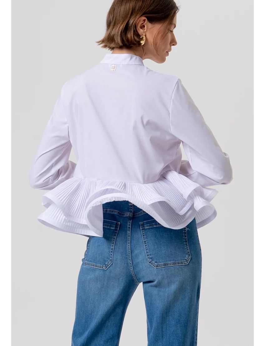 CAMISA ST6038 C/ PLISSÉ