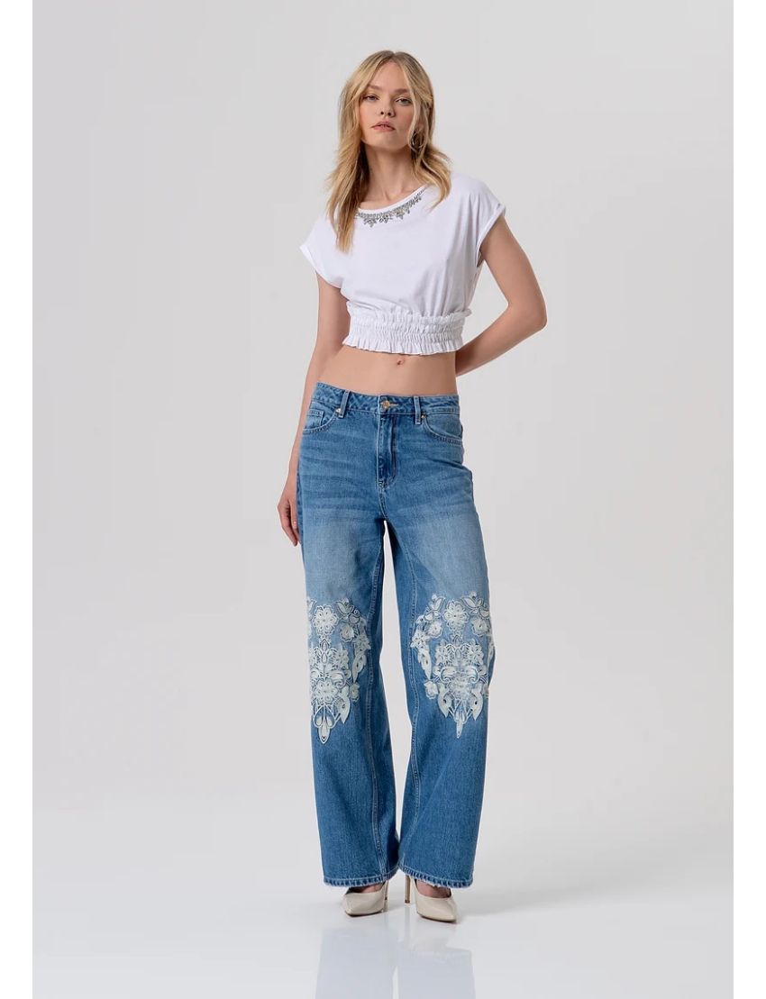 CALÇAS DENIM SV2008 WIDE 