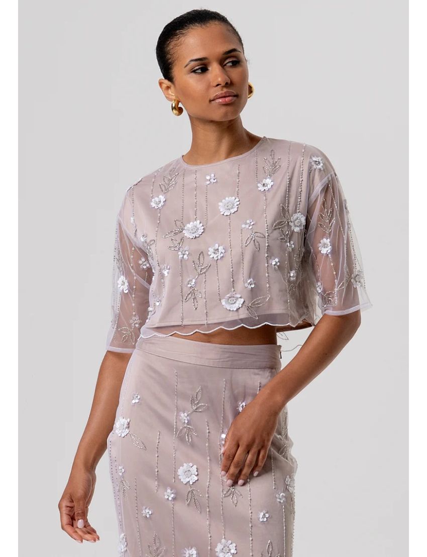 BLUSA CROP ST1006 TULE C