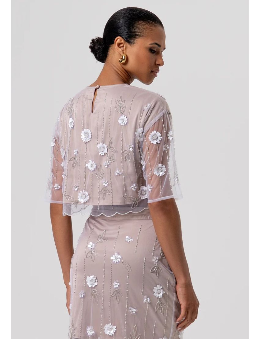 BLUSA CROP ST1006 TULE C