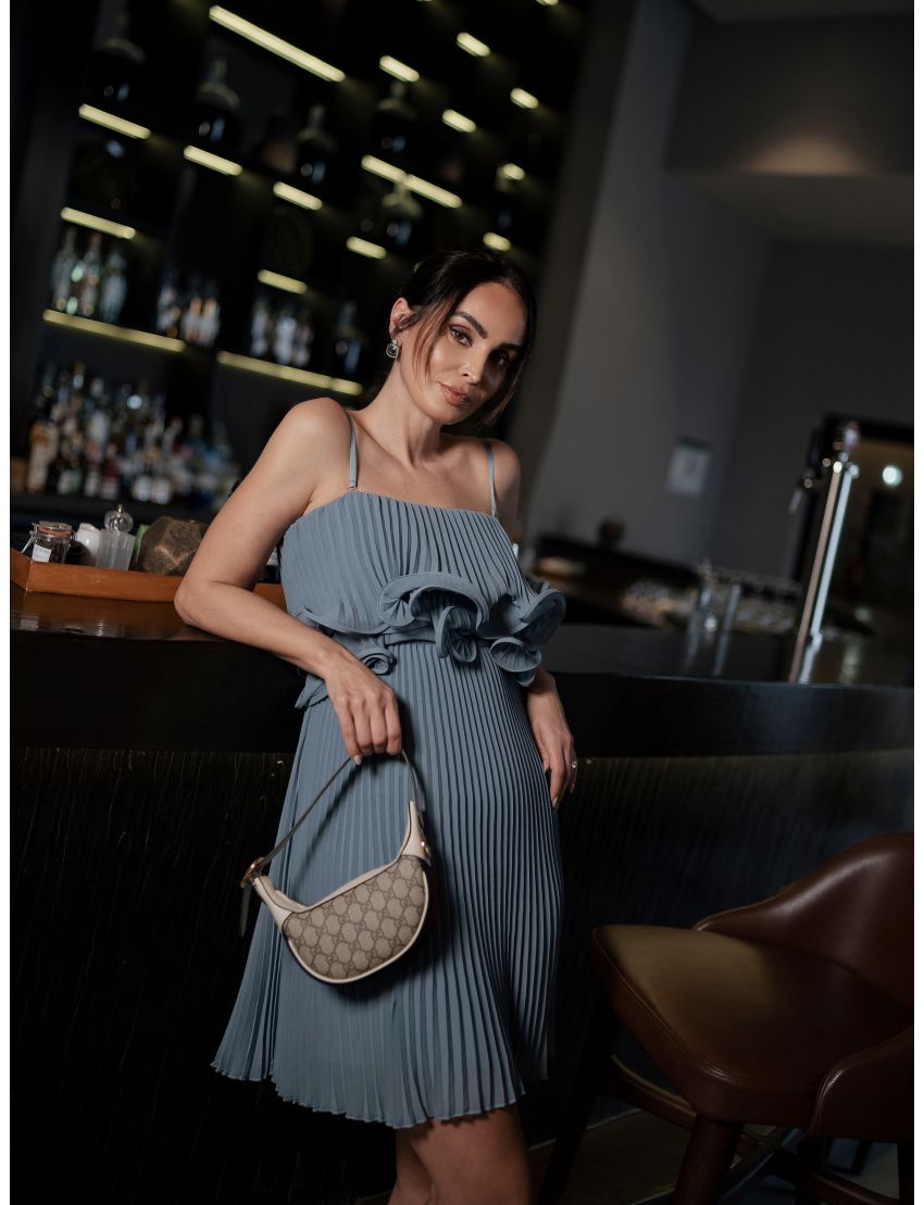 VESTIDO MINI SD1006 PLISS