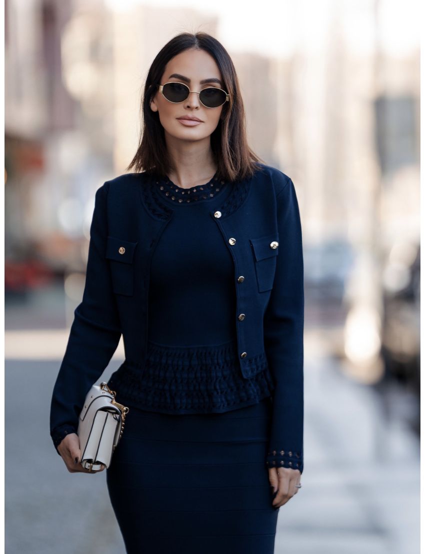 CARDIGAN ST8010 MALHA FIN