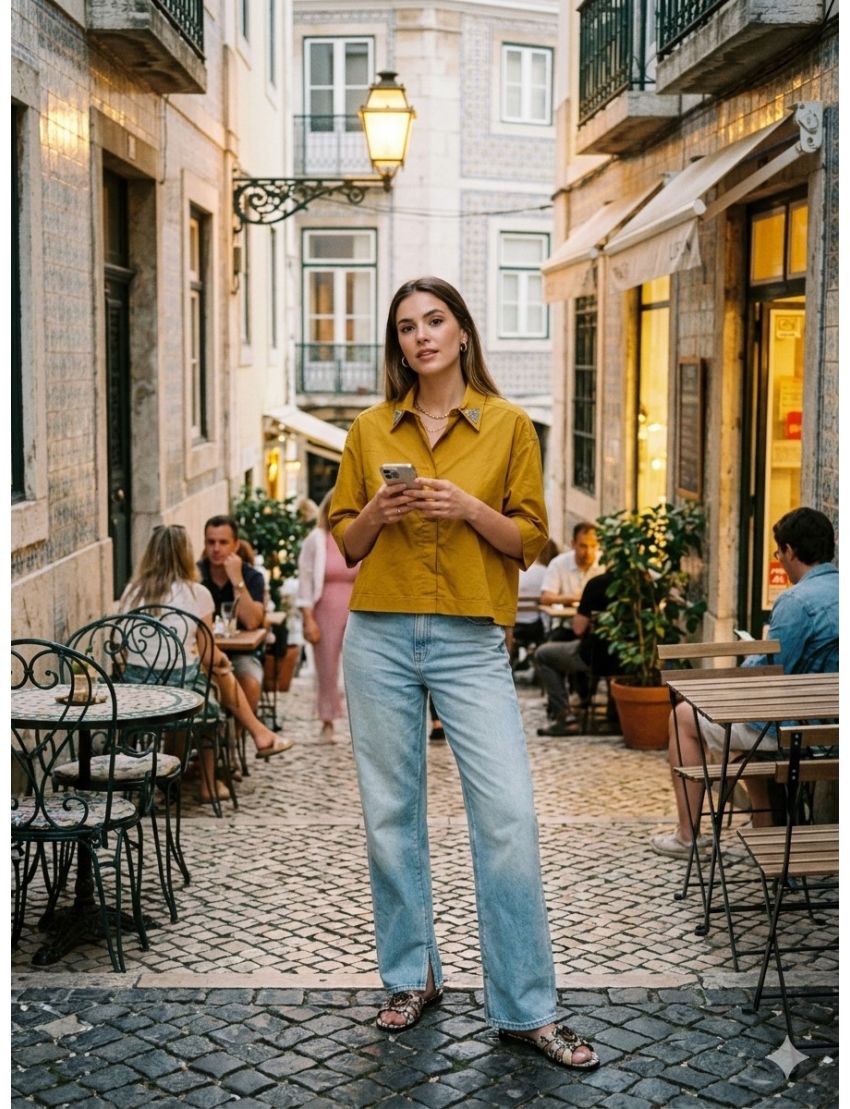 CAMISA CROP 106826 POPELI