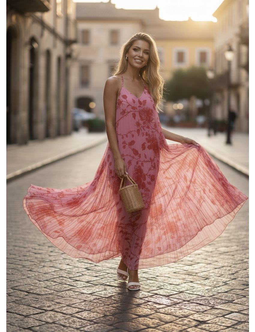 VESTIDO SD3002 GEORGETTE 