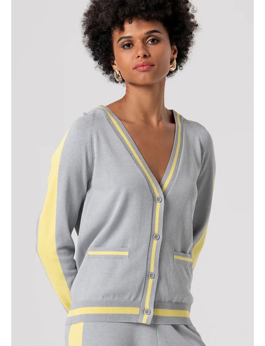 CARDIGAN ST8002 C/ RISCA 
