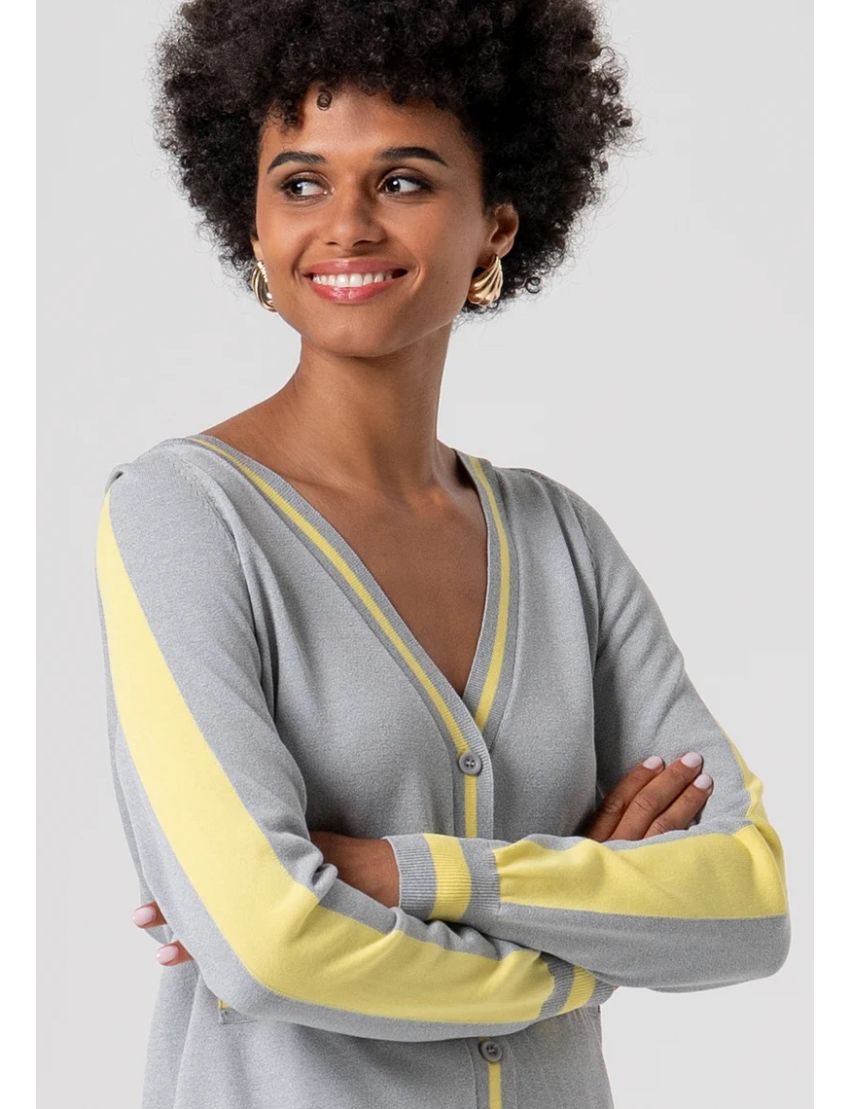 CARDIGAN ST8002 C/ RISCA 