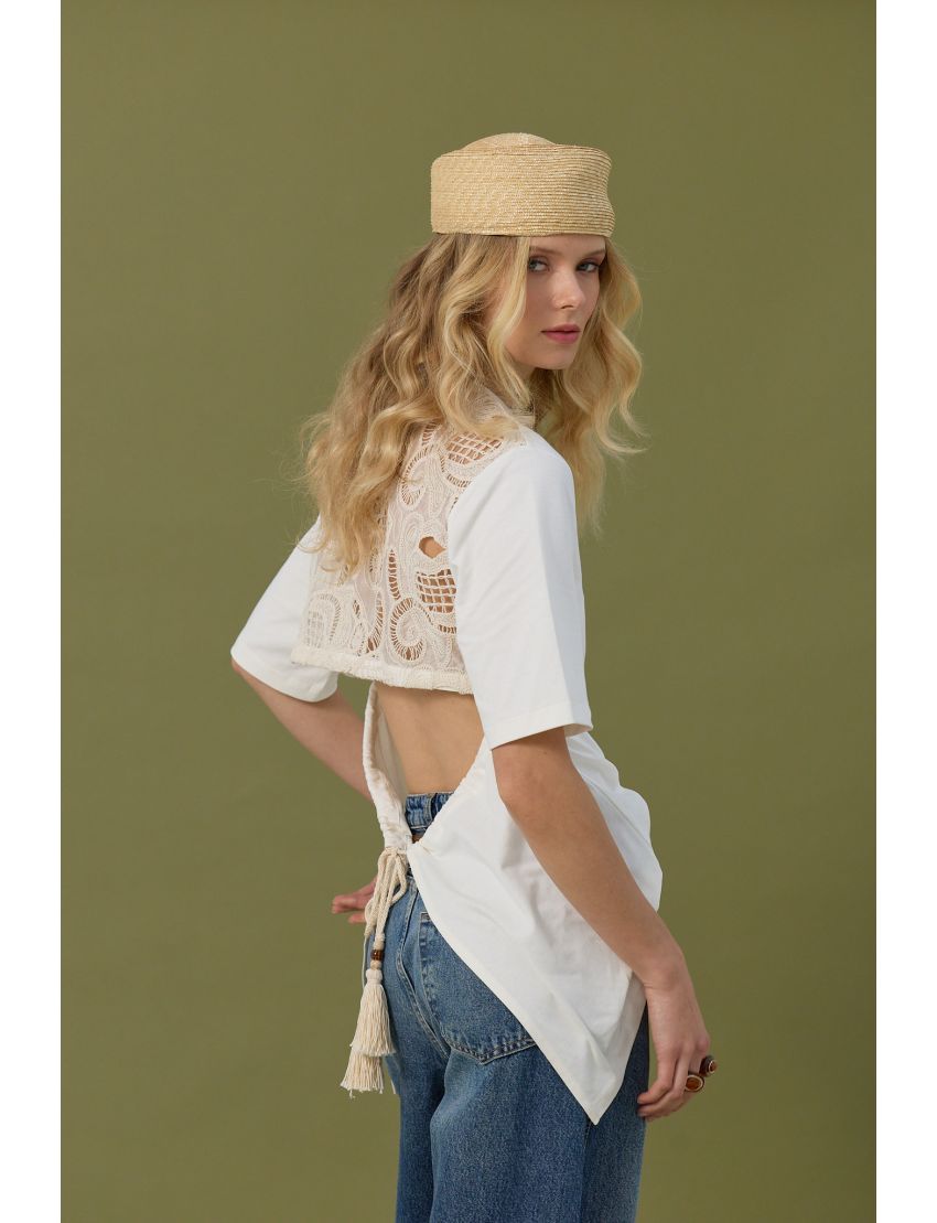 T-SHIRT 6052 C/ RENDA E B