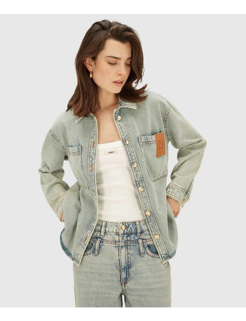 CAMISA DENIM MYLESSA OVER