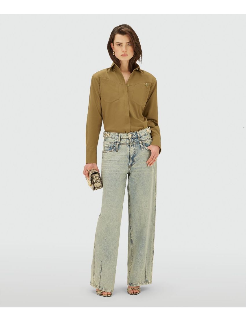 CALÇAS DENIM LOUELLA WIDE