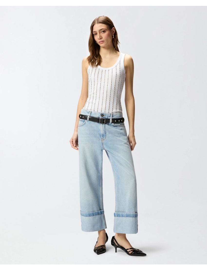 CALÇAS DENIM 106385 CROP 