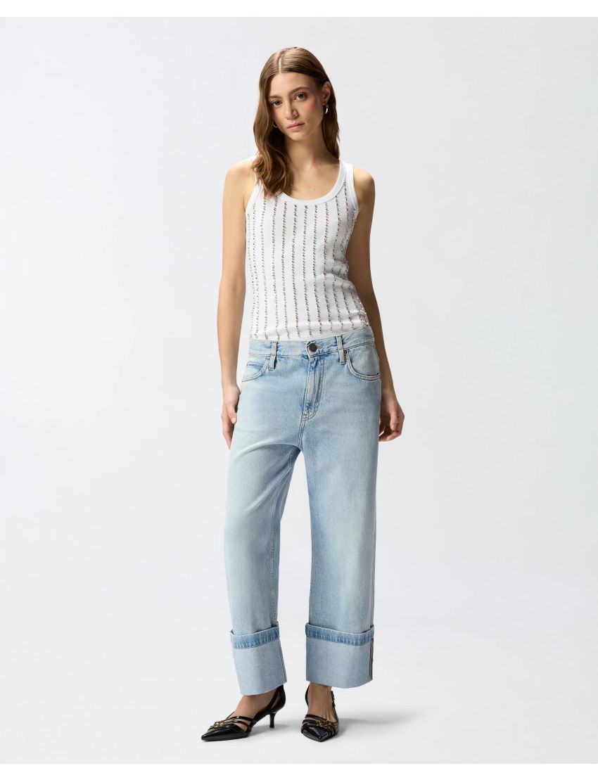CALÇAS DENIM 106385 CROP 