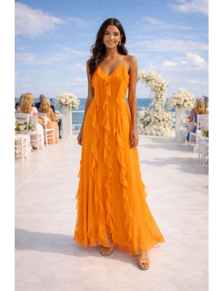 VESTIDO MAXI 63-3323 FOLH