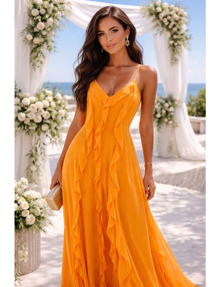 VESTIDO MAXI 63-3323 FOLH