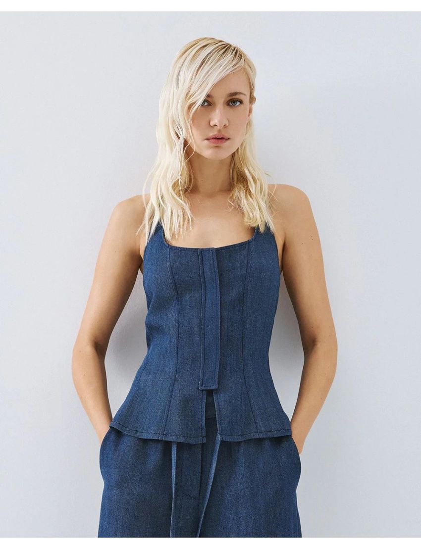 TOP DENIM 63-2020 HALTERN