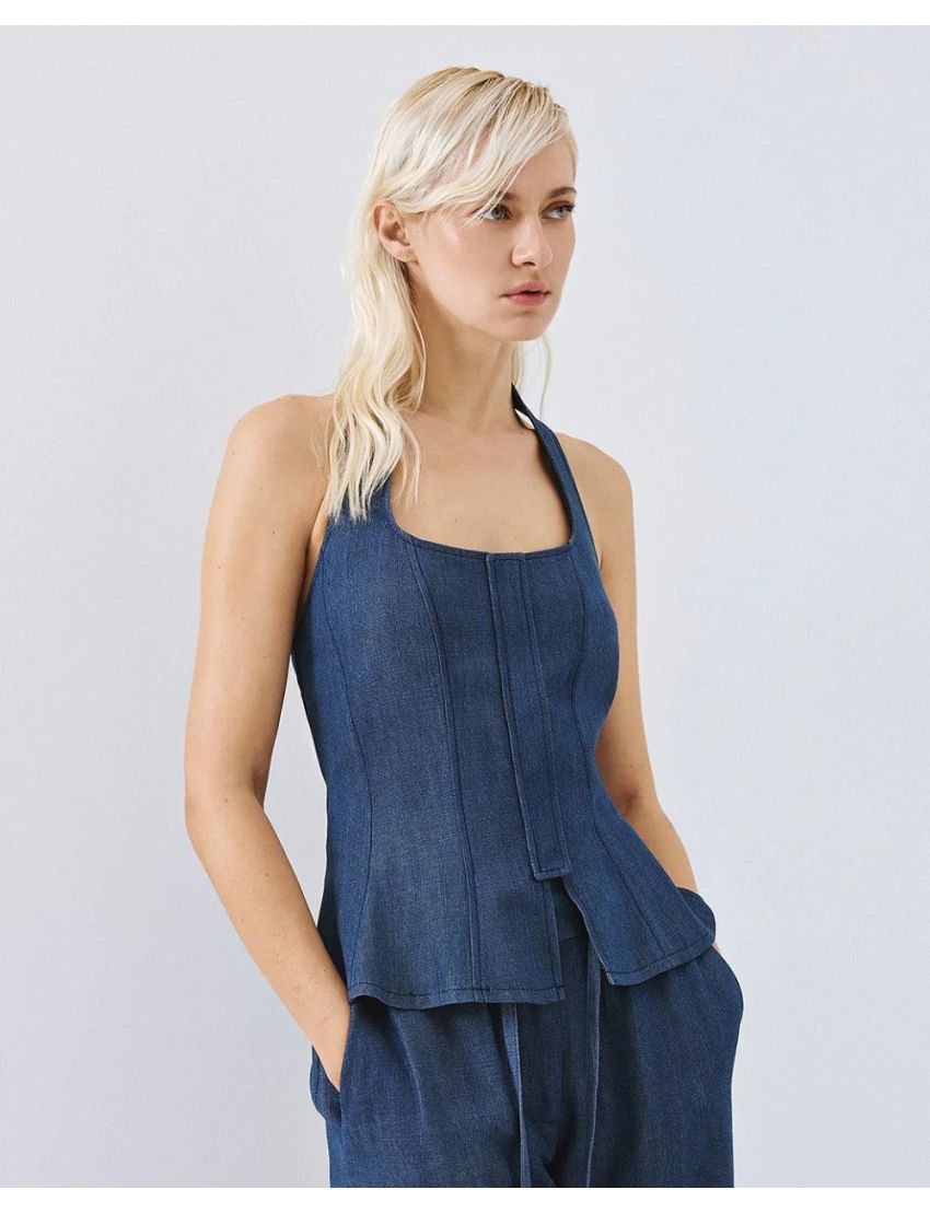TOP DENIM 63-2020 HALTERN