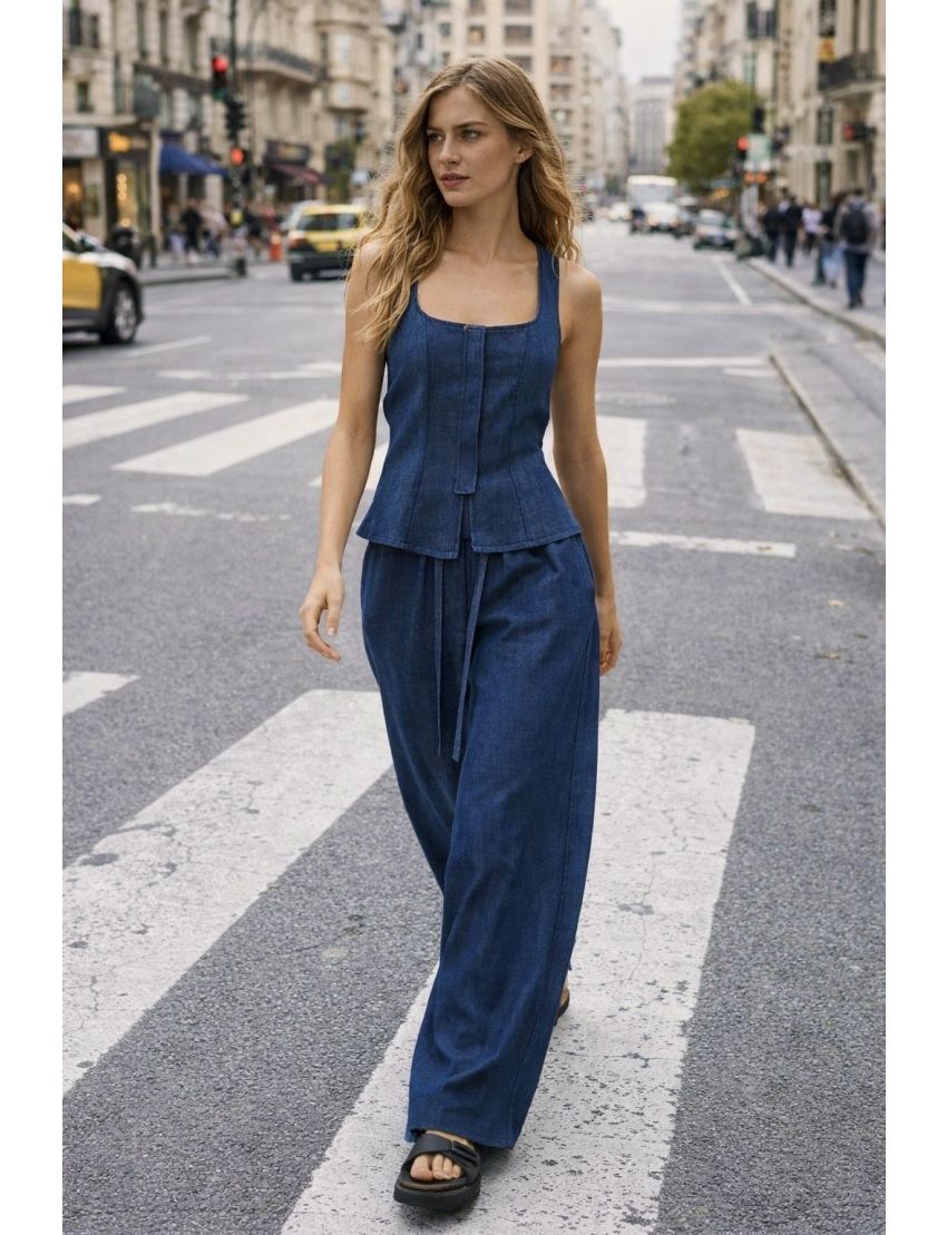 TOP DENIM 63-2020 HALTERN