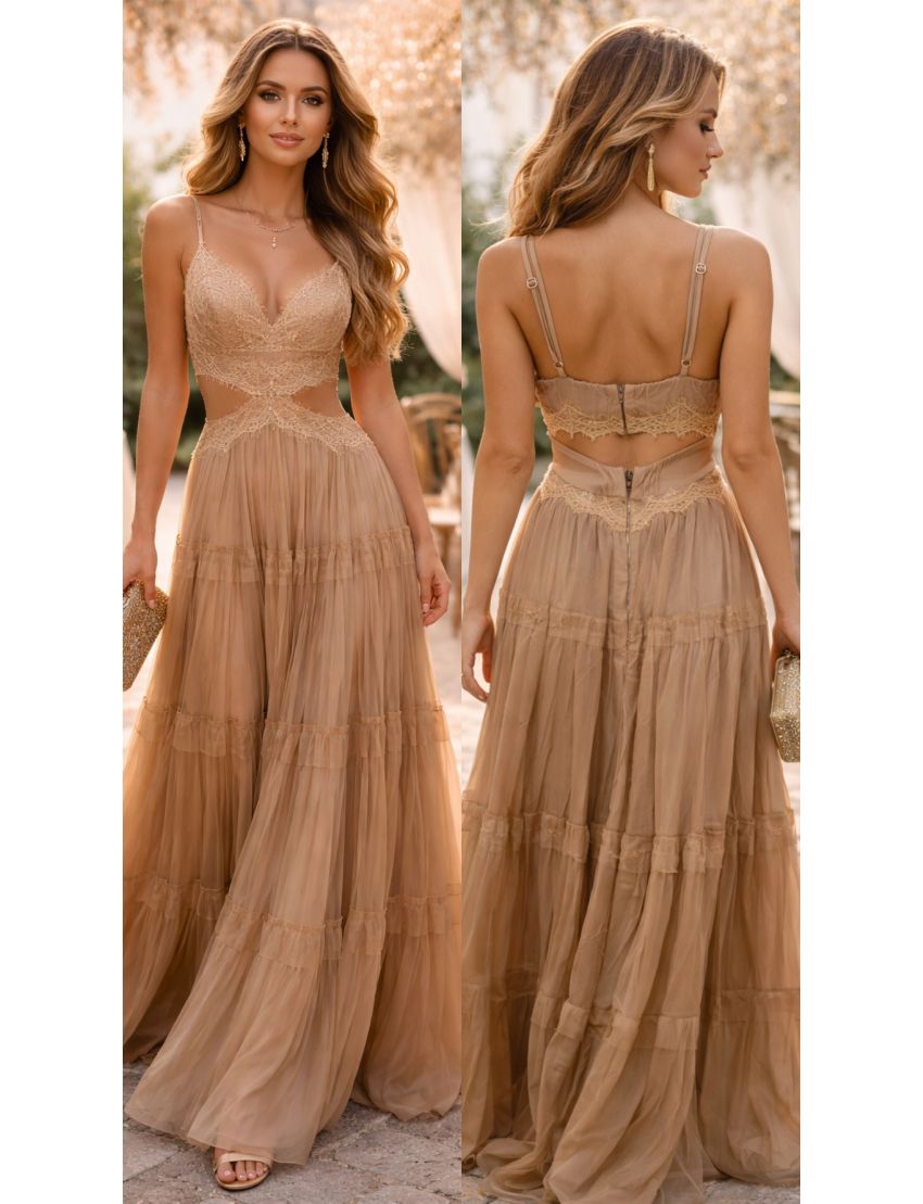 VESTIDO MAXI 63-3302 PLIS
