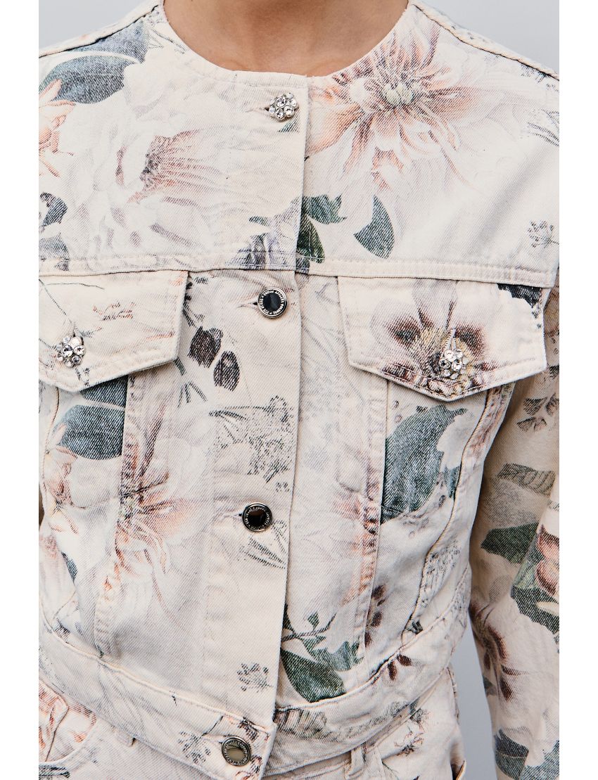 CASACO DENIM 217834 FLORA