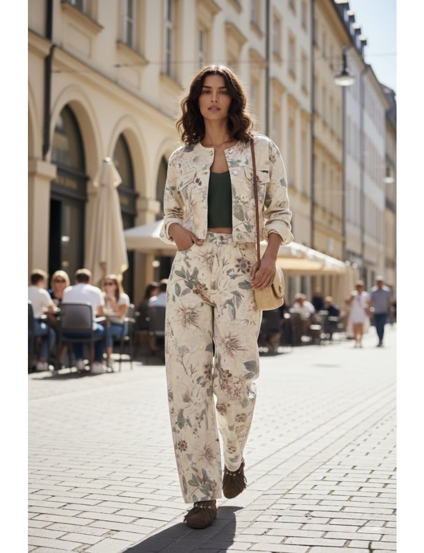 CASACO DENIM 217834 FLORA