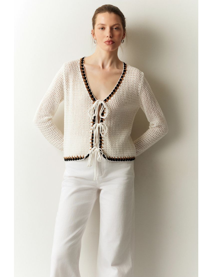 CARDIGAN 215004 MALHA CRO